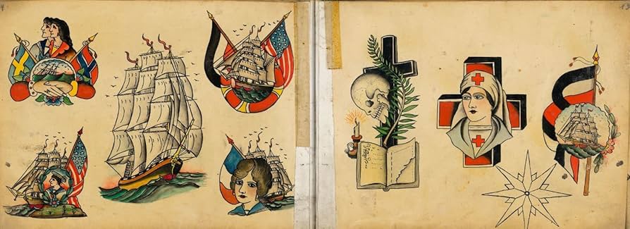 洋書 Christian Warlich Tattoo Flash Book Christian Warlich Tattoo Flash Book – BELZEL BOOKS